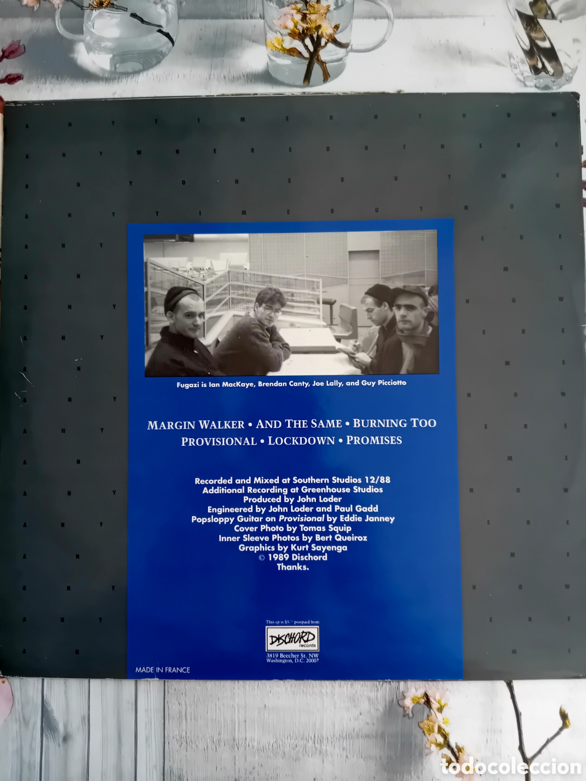 Discos de vinilo: FUGAZI. MARGIN WALTER. EP 1989 - Foto 2