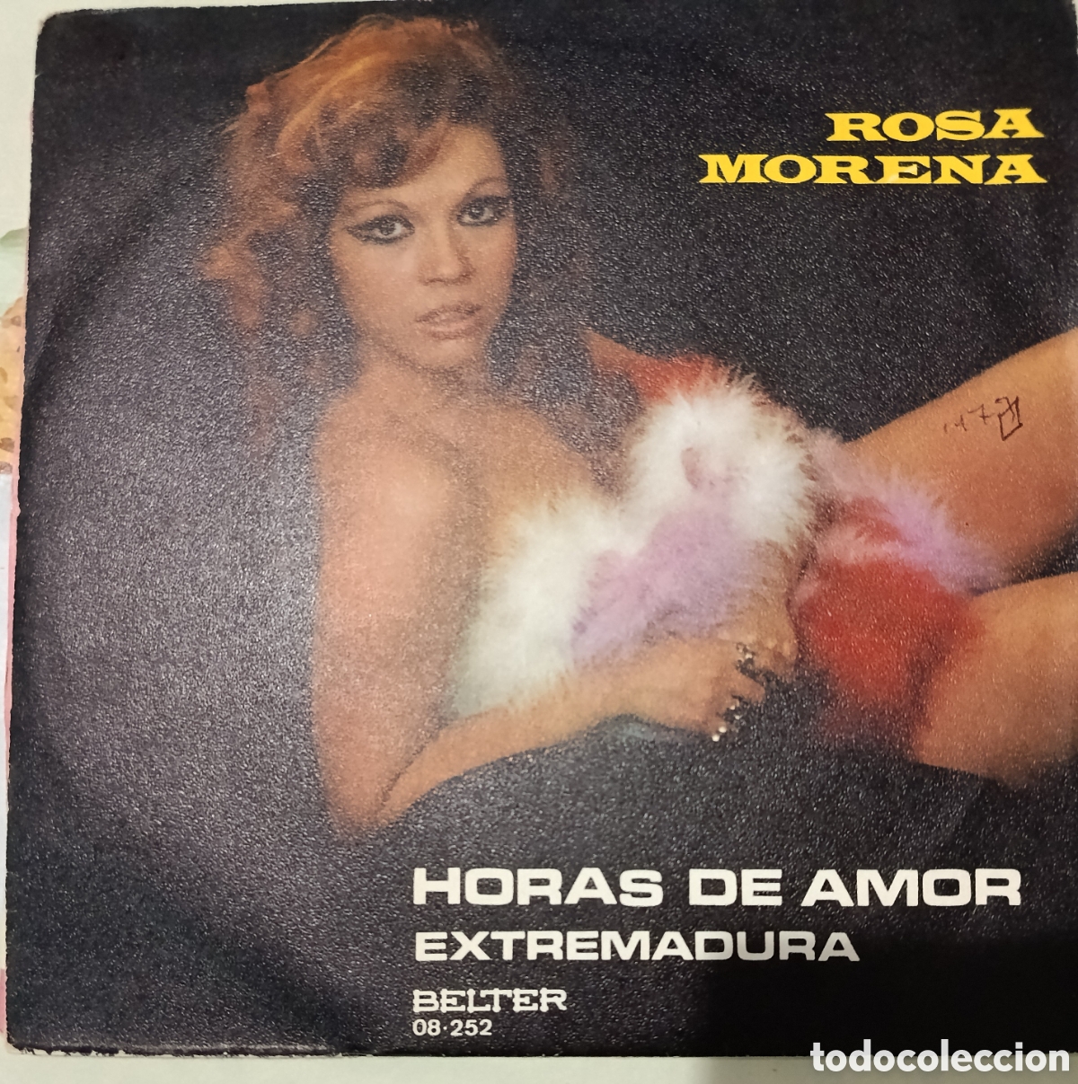 Discos de vinilo: Rosa Morena single sello Belter editado en Espa&ntilde;a a&ntilde;o 1973.
