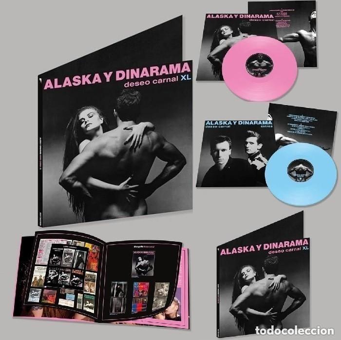 Discos de vinilo: ALASKA Y DINARAMA - DESEO CARNAL XL ..BOX CON 2 LP&acute;S DE COLORES + LIBRETO - NUEVO PRECINTADO .