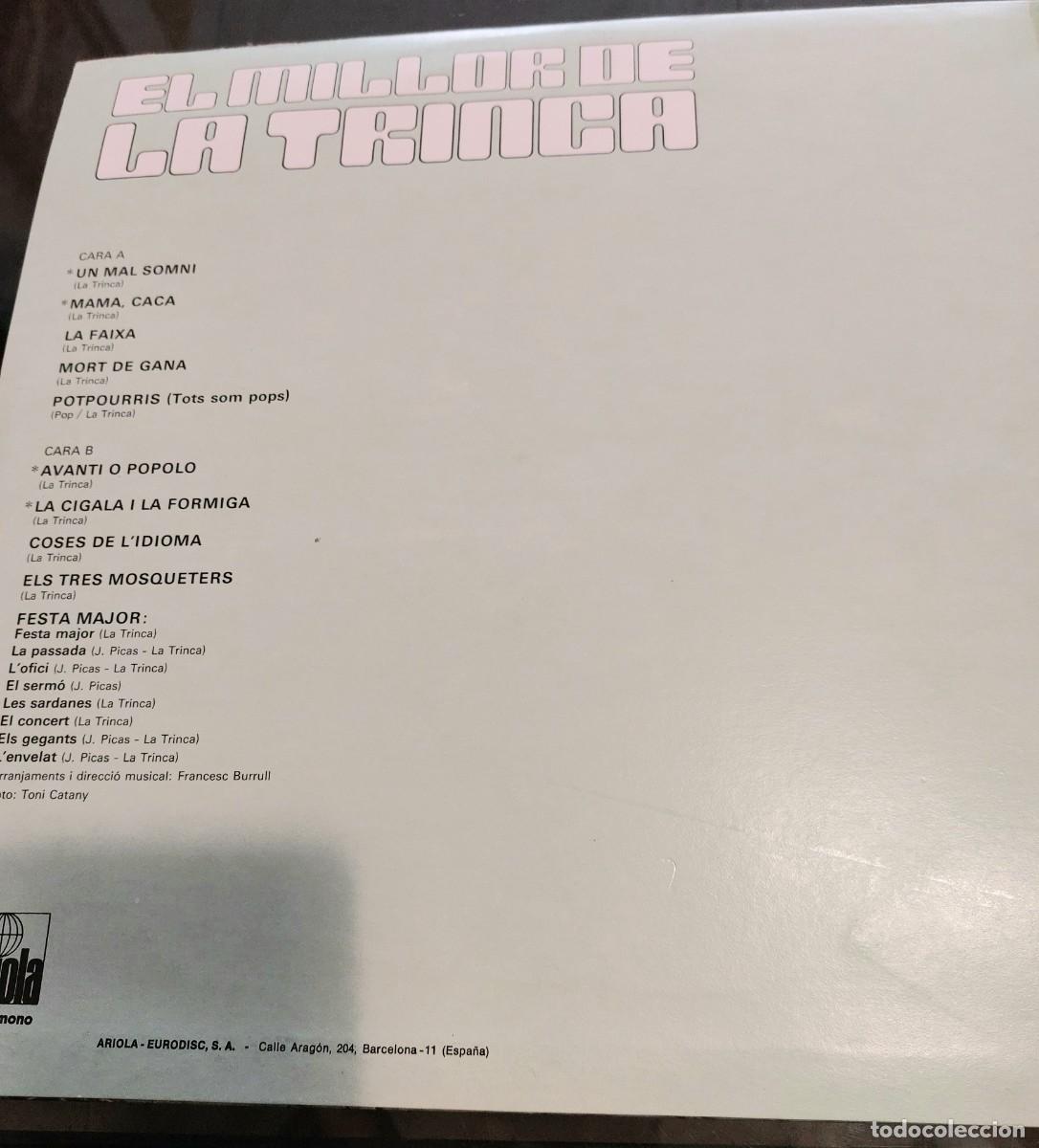 Discos de vinilo: Disco vinilo LA TRINCA 1979 - Foto 2