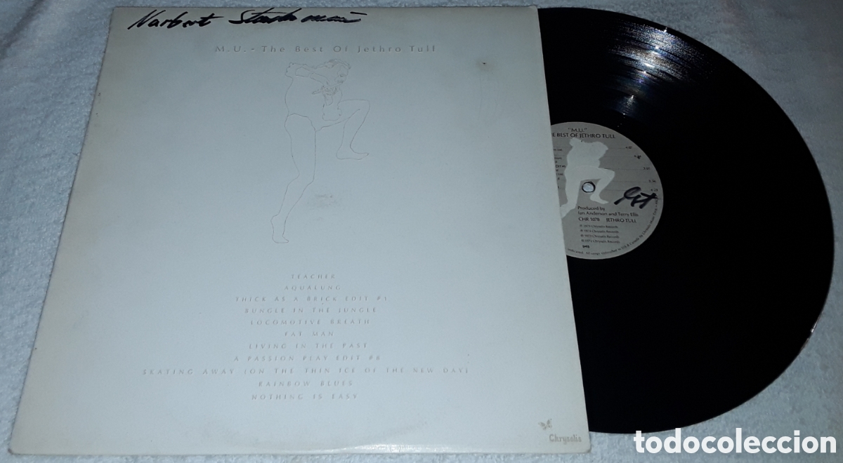 Discos de vinilo: LP - JETHRO TULL - M.U. - THE BEST OF JETHRO TULL - MADE IN ISRAEL 1976
