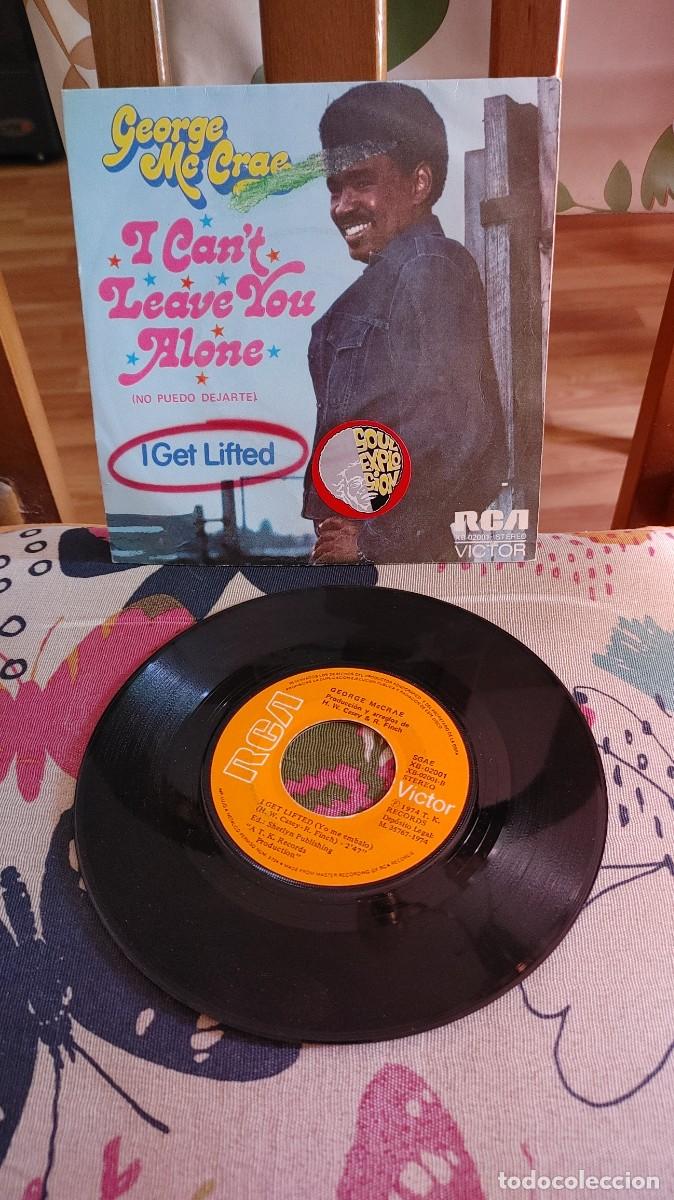 Discos de vinilo: GEORGE McCRAE-SINGLE I CAN`T LEAVE YOU ALONE - Foto 1