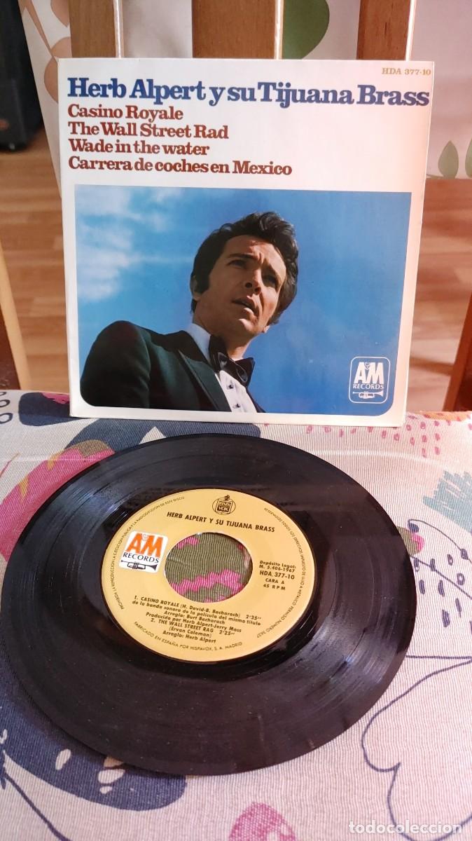 Discos de vinilo: HERB ALPERT Y SU TIJUANA BRASS-EP CASINO ROYALE +3