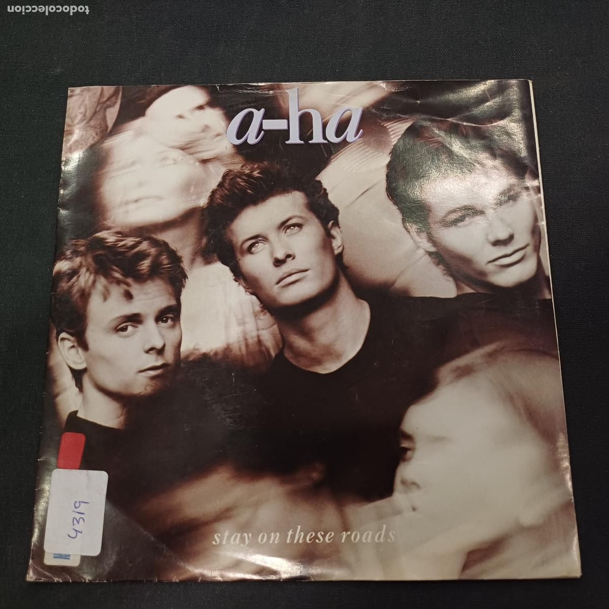 Discos de vinilo: A-HA/STAY ON THESE ROADS/SINGLE PROMOCIONAL.