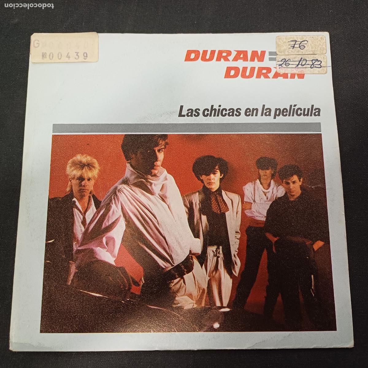 Discos de vinilo: DURAN DURAN/LAS CHICAS EN LA PELICULA/SINGLE SELLO PROMOCIONAL NO VENDIBLE.