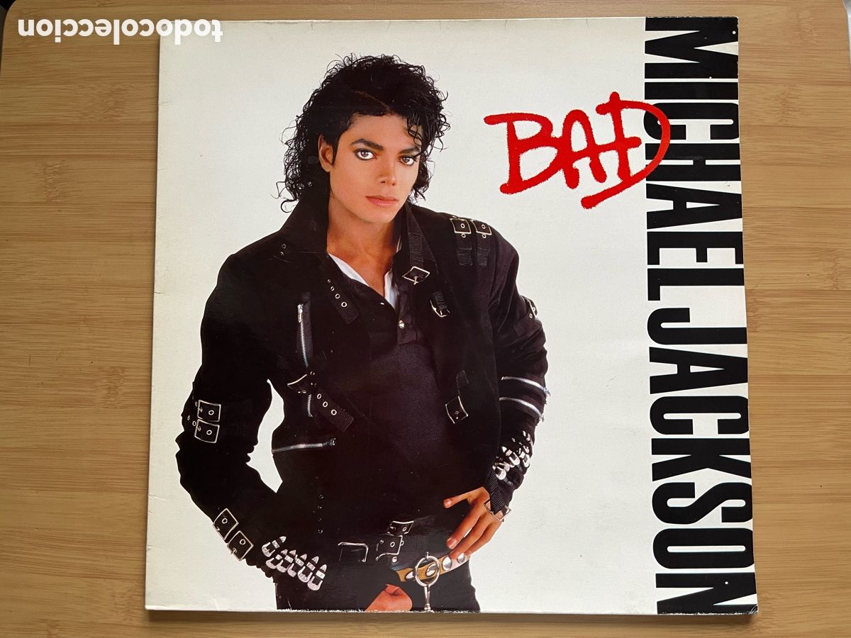 Discos de vinilo: MICHAEL JACKSON. Bad. (vinilo lp gatefold promocional 1987 + Hojas de promocion)