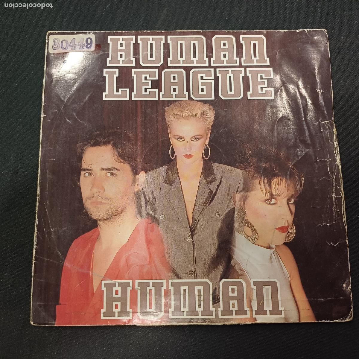 Discos de vinilo: HUMAN LEAGUE/HUMAN/SINGLE.