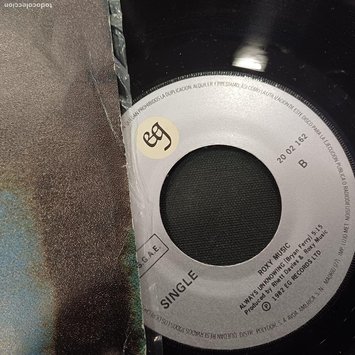 Discos de vinilo: ROXY MUSIC/AVALON/SINGLE. - Foto 2