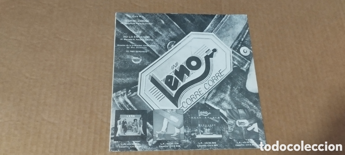 Discos de vinilo: Single-le&ntilde;o-corre,corre-1982- - Foto 2