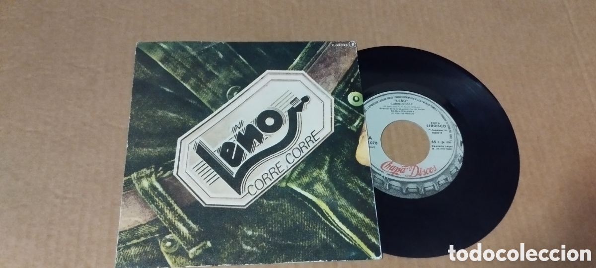 Discos de vinilo: Single-le&ntilde;o-corre,corre-1982- - Foto 1