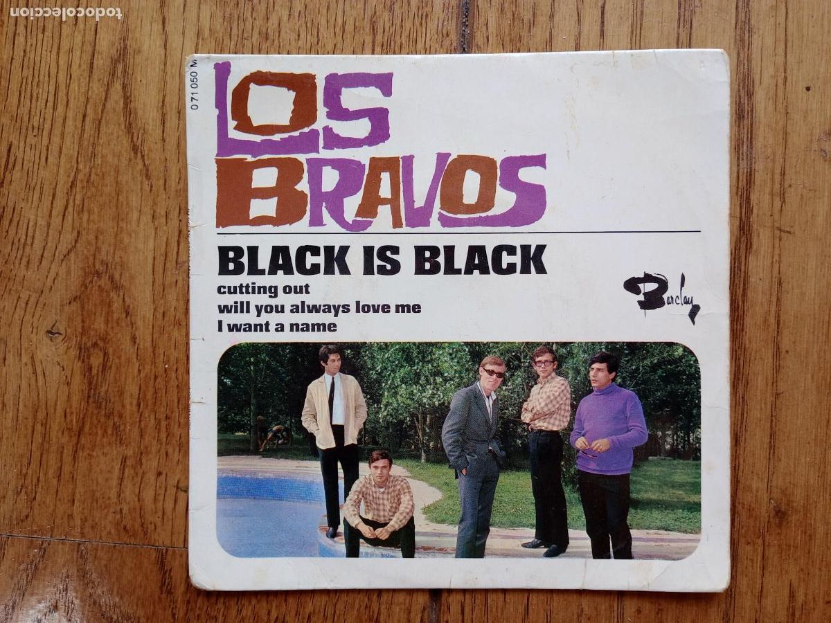 Discos de vinilo: Los Bravos - black IS black + cutting out + Will you always love me + i want a name