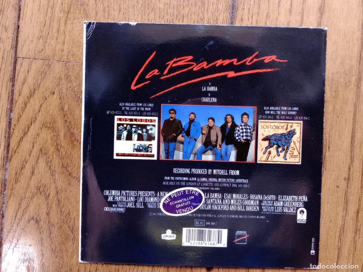Discos de vinilo: Los Lobos - la bamba + Charlena - Foto 2