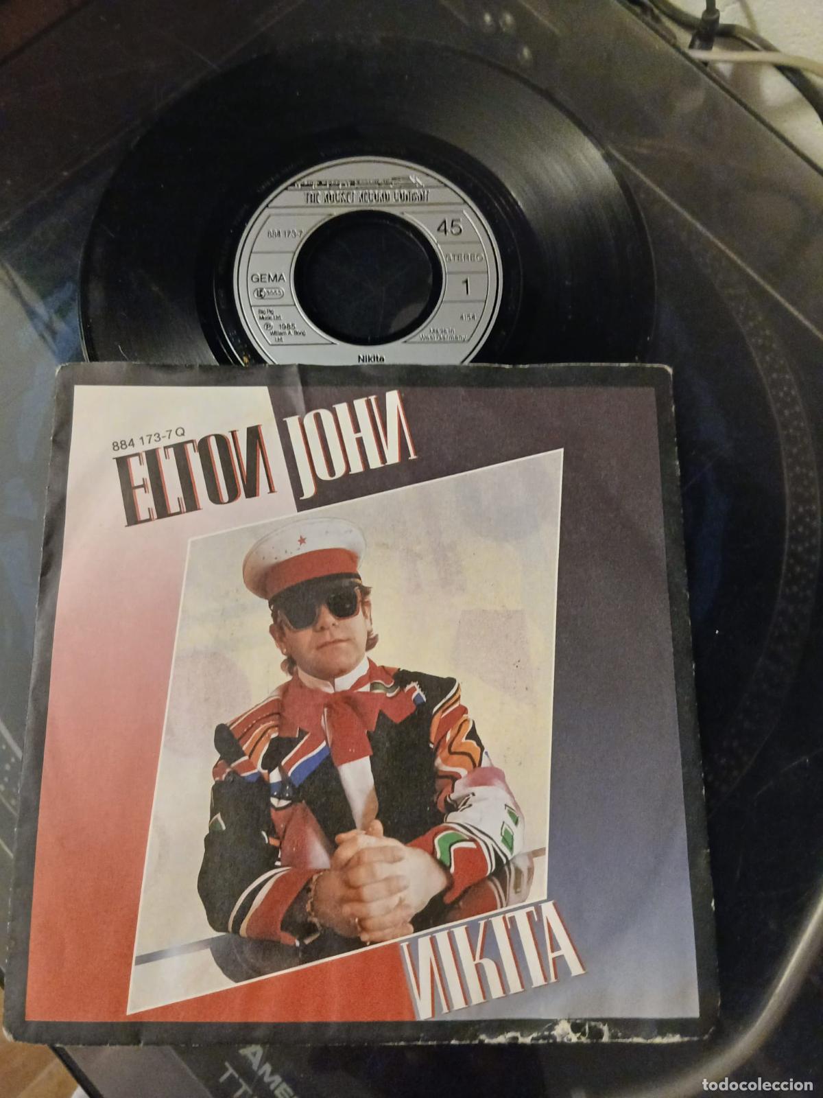 Discos de vinilo: NIKITA. SINGLE. ELTON JOHN- MADE IN GERMANY 1985
