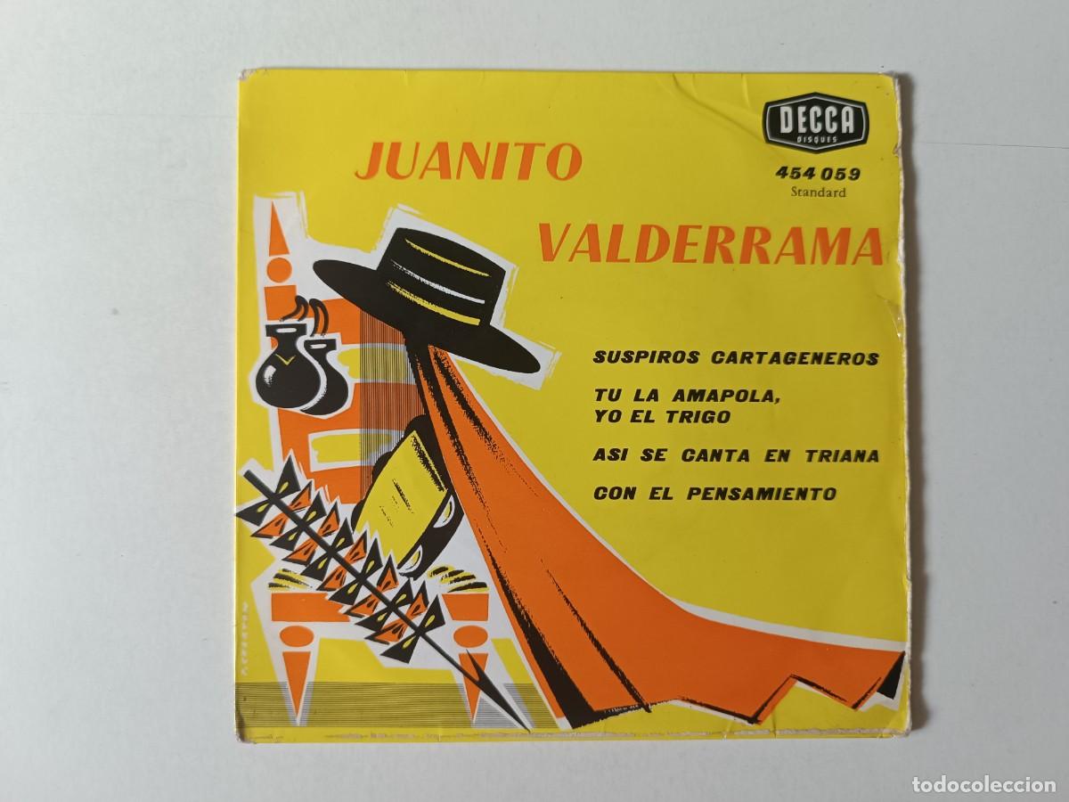 Discos de vinilo: JUANITO VALDERRANA &rdquo;Suspiros cartageneros&rdquo; + 3 EP EP Single vinilo 7&rdquo; Francia 1960 Ni&ntilde;o Ricardo
