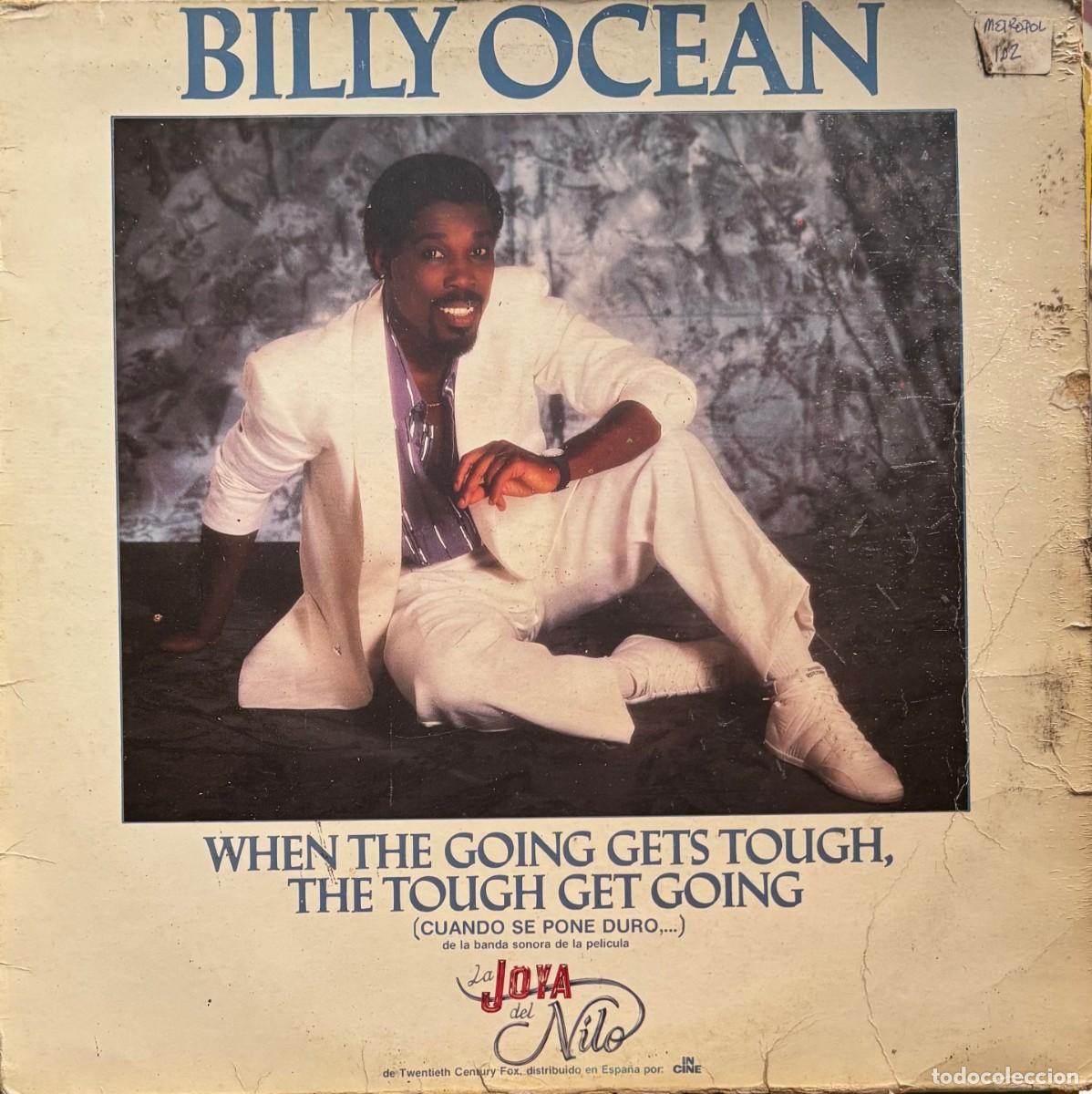 Discos de vinilo: LP MAXI SINGLE BILLY OCEAN-WHEN THE GOING GETS TOUGH, THE TOUGH GET GOING. LP-SEXT-1347