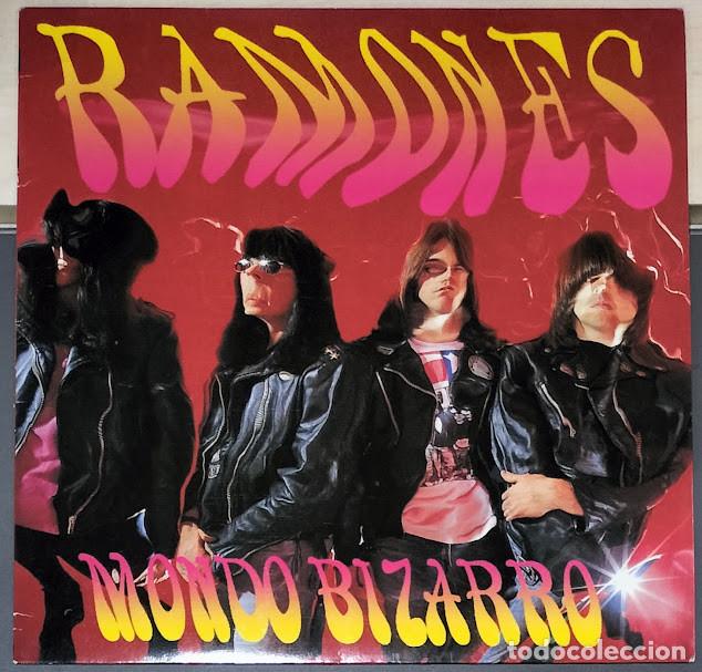 Discos de vinilo: Ramones &lrm;- Mondo Bizarro - LP Chrysalis &lrm;ref. 0946 3 21960 1 9. Ed. europea 1992.