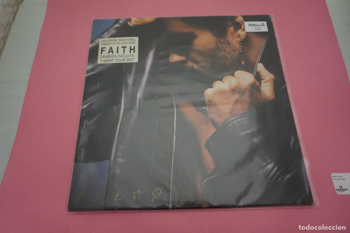Discos de vinilo: LP - GEORGE MICHAEL - FAITH - PRIMER LP EN SOLITARIO INCLUYE I WANT YOUR SEX
