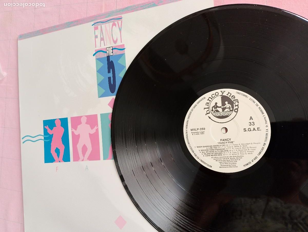 Discos de vinilo: Fancy &ndash; Five, 1991 ed espa&ntilde;ola ITALO - Foto 4