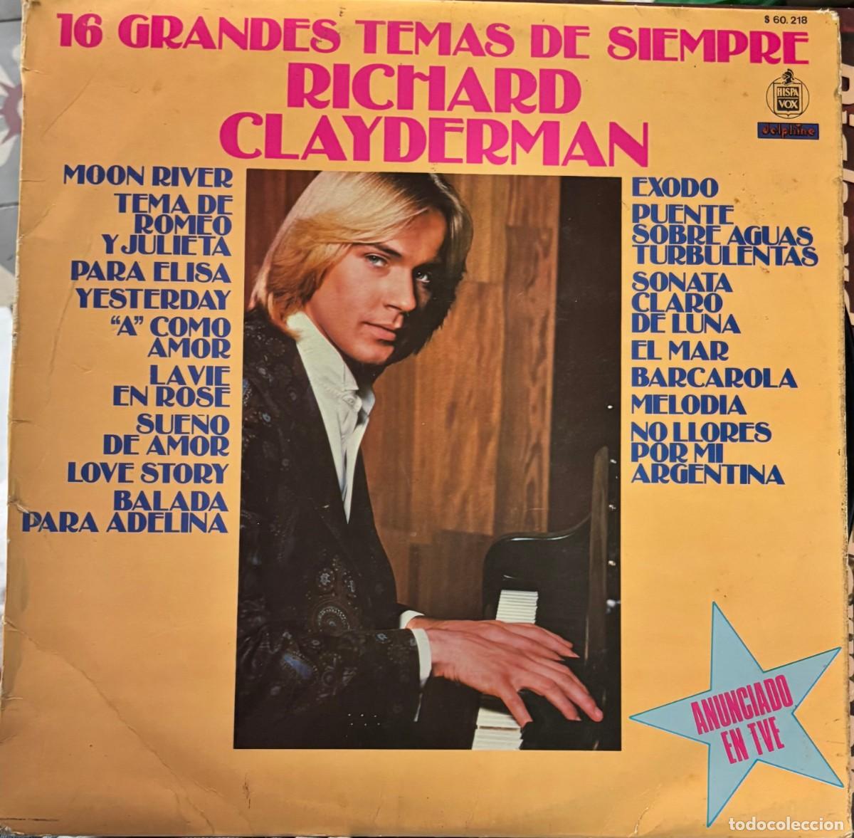 Discos de vinilo: LP RICHARD COCCIANTE-16 GRANDES TEMAS DE SIEMPRE. LP-SEXT-1352