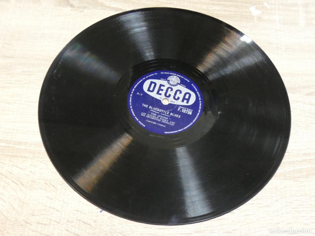 Discos de vinilo: ARKANSAS1980 PACC740 VINILO BUEN ESTADO OJO ES UN 78 DE PIZARRA BLUEBOTTLE BLUES THE GOONS
