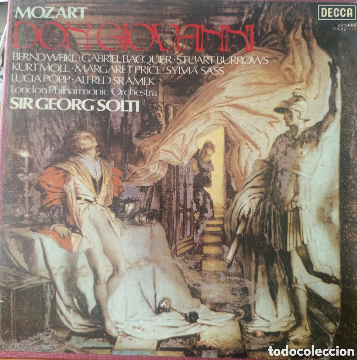 Discos de vinil: DON GIOVANNI. MOZART. SIR GEORG SOLTI. LONDON PHILHARMONIC. DECCA.