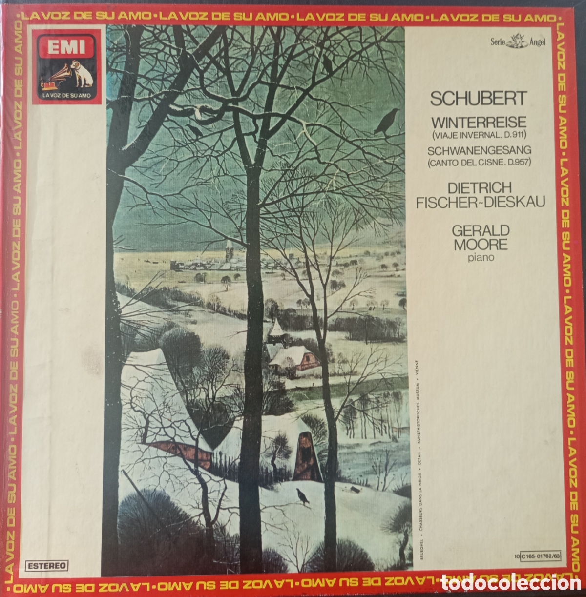 Discos de vinilo: Schubert titulada &rdquo;Winterreise&rdquo; (Viaje Invernal).