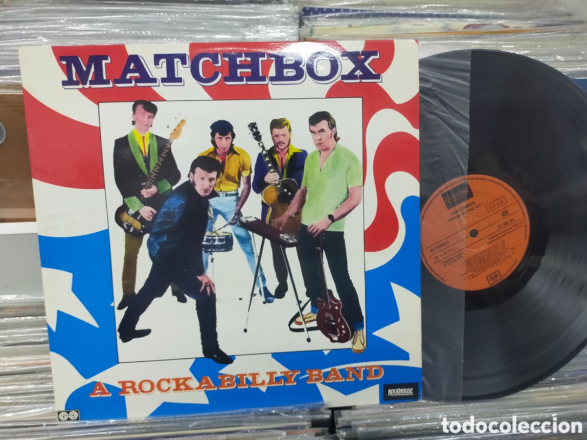 Discos de vinilo: Matchbox LP a rockabilly band Espa&ntilde;a 1978