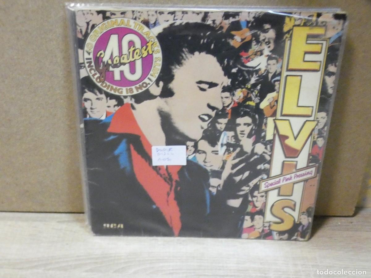 Discos de vinilo: ARKANSAS1980 PACC740 VINILO BUEN ESTADO ELVIS PRESLEY DOBLE VINILO ROSA