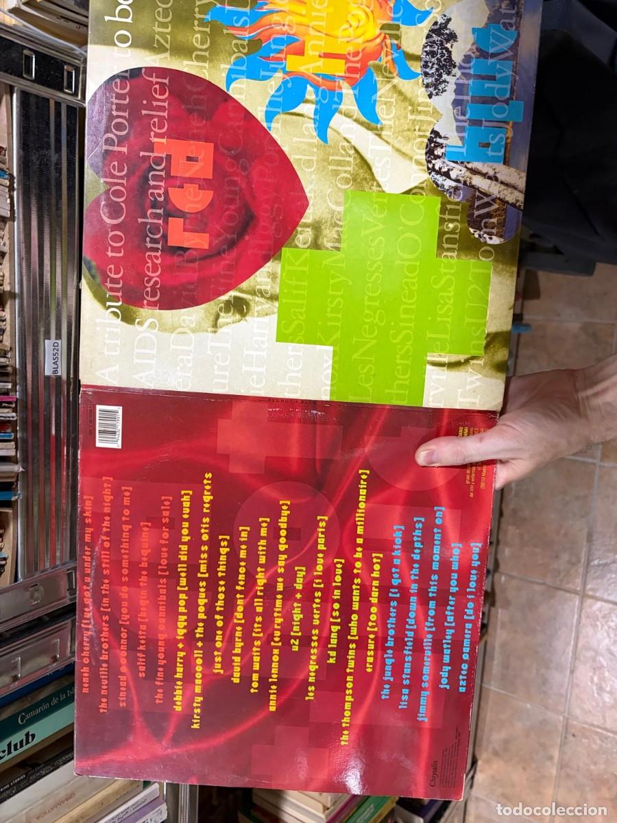 Discos de vinilo: BLAS52D disco vinilo LP &ndash; A Tribute to Cole Porter &ndash; Red Hot + Blue (&aacute;lbum recopilatorio).
