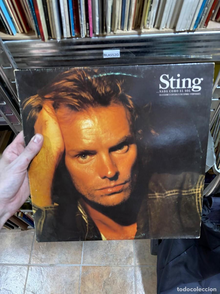 Discos de vinilo: BLAS52D disco vinilo LP &ndash; Sting &ndash; Nada como el Sol. - Foto 1