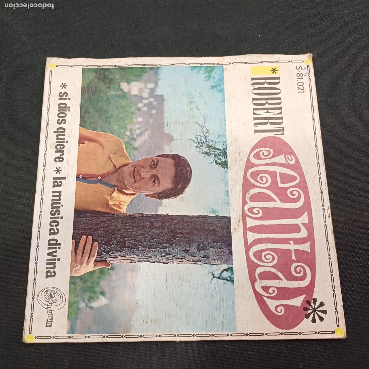 Discos de vinilo: ROBERT JEANTAL/SI DIOS QUIERE/SINGLE. - Foto 3