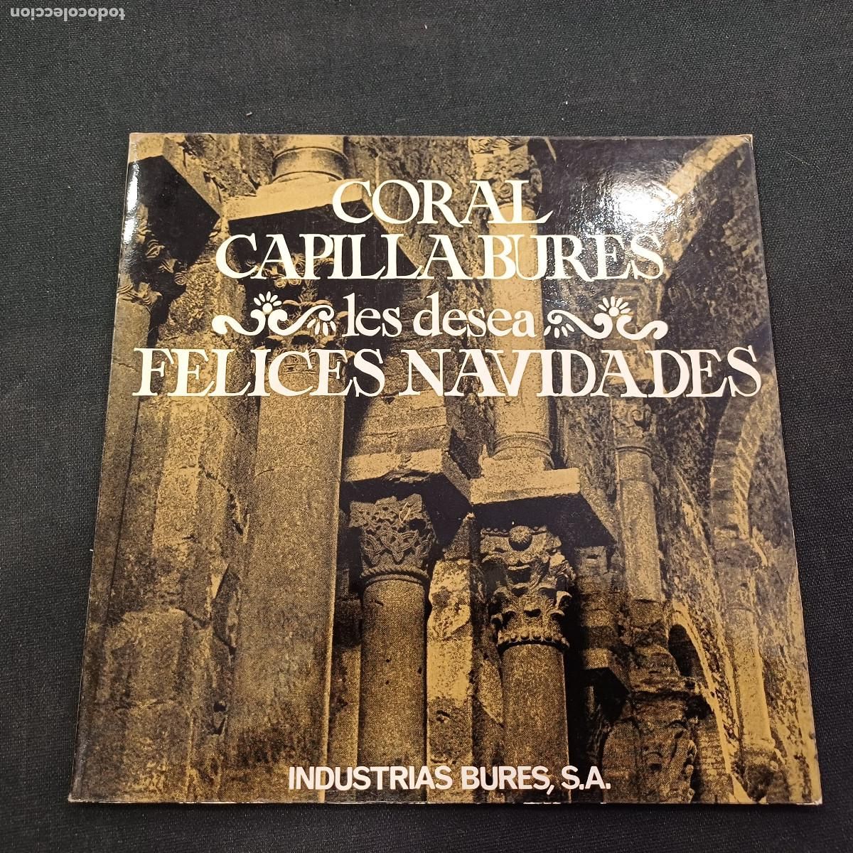 Discos de vinilo: CORAL CAPILLA BURES/SINGLE GATEFOLD.