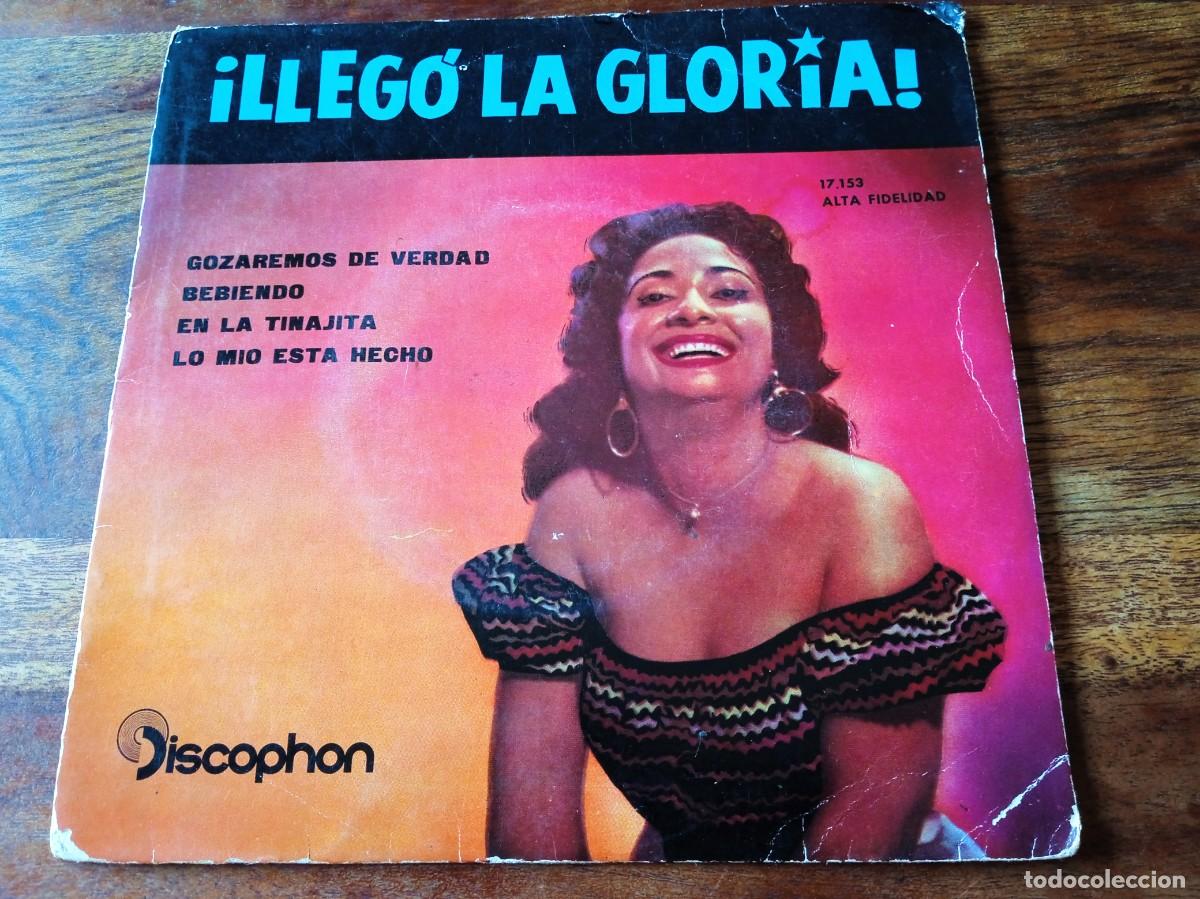 Disques de vinyle: Conjunto Gloria Matancera - Gozaremos de verdad, Bebiendo - Single Ep original Discophon 1960