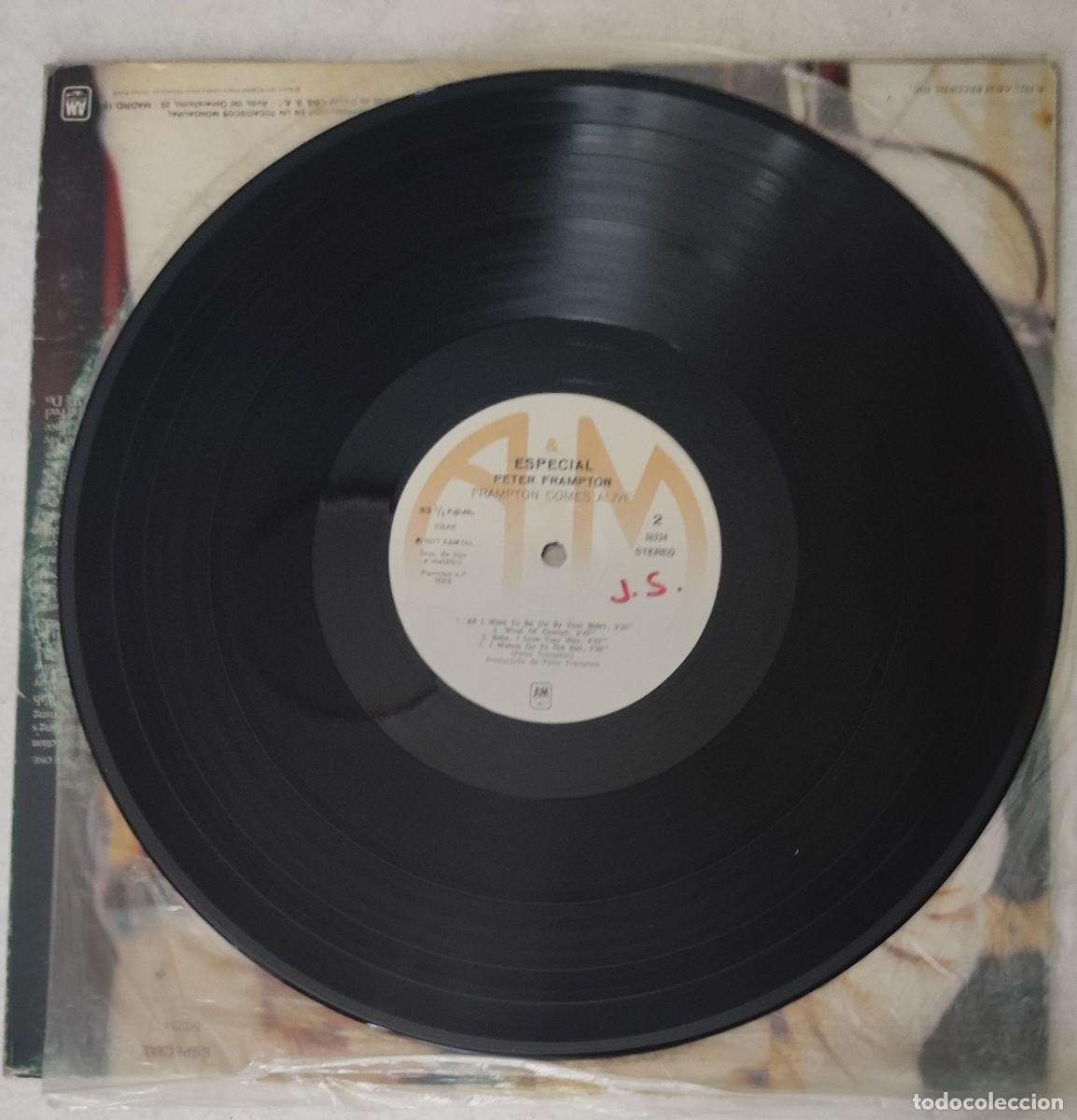 Discos de vinilo: Peter Frampton &ndash; Frampton Comes Alive! (2LP, A&M Records, 1976) - Foto 4