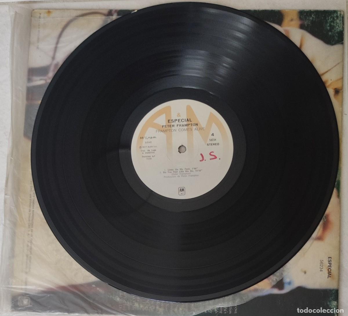 Discos de vinilo: Peter Frampton &ndash; Frampton Comes Alive! (2LP, A&M Records, 1976) - Foto 6