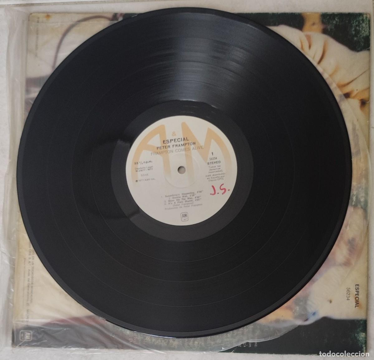 Discos de vinilo: Peter Frampton &ndash; Frampton Comes Alive! (2LP, A&M Records, 1976) - Foto 7