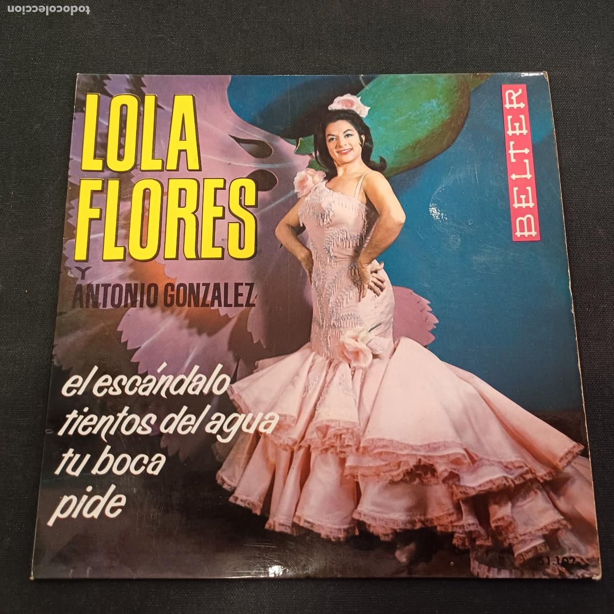 Discos de vinilo: LOLA FLORES Y ANTONIO GONZALEZ/EL ESCANDALO/SINGLE.