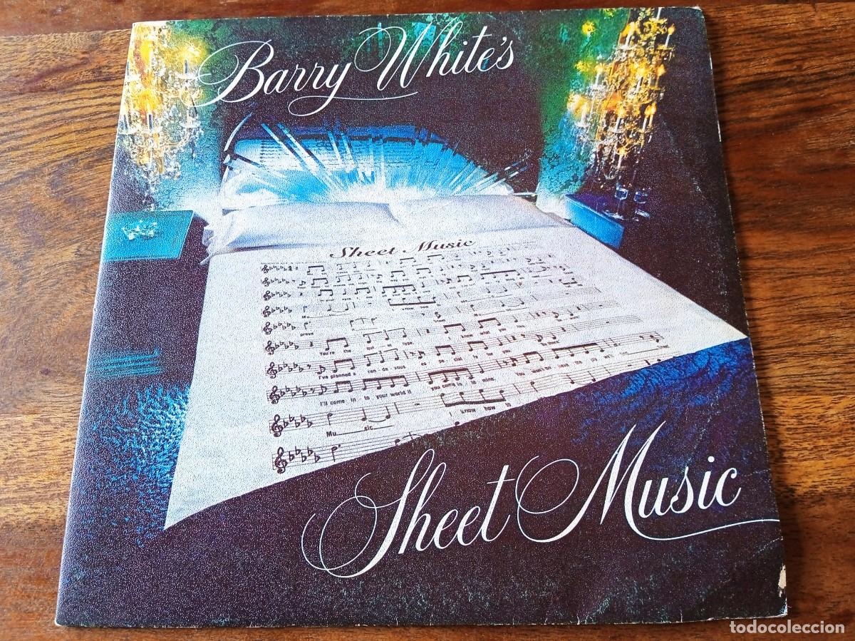 Discos de vinilo: Barry White - Sheet Music 2 versiones - Single original Unlimited Gold 1980