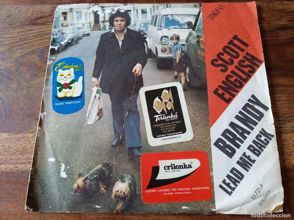 Discos de vinilo: Scott English - Brandy, Lead me back - Single original Trojan Records 1971