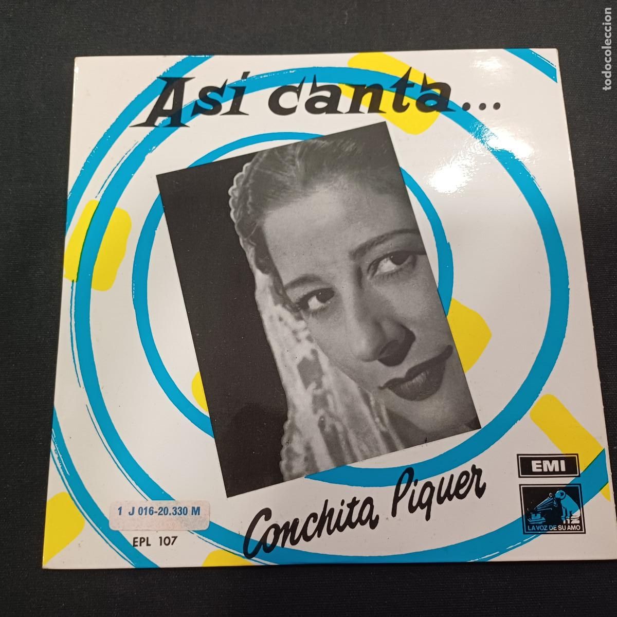 Discos de vinilo: CONCHITA PIQUER/LA NI&Ntilde;A DE PUERTA OSCURA/SINGLE.