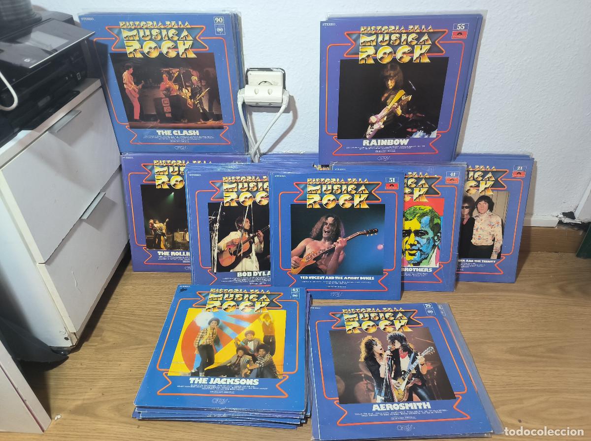 Discos de vinilo: ORBIS - Historia de la M&uacute;sica Rock - 100 LPs (completa)