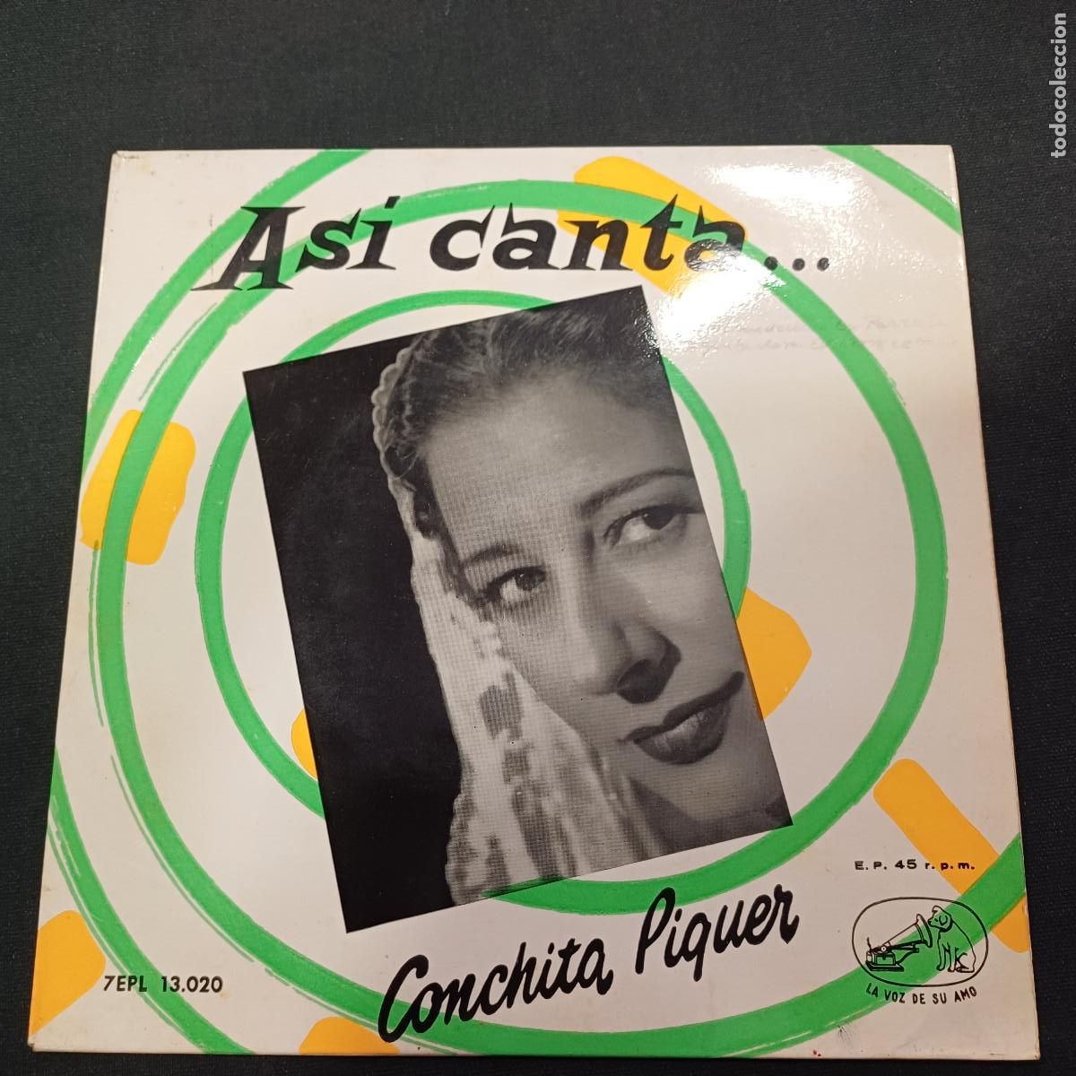 Discos de vinilo: CONCHITA PIQUER/ALMUDENA/SINGLE.