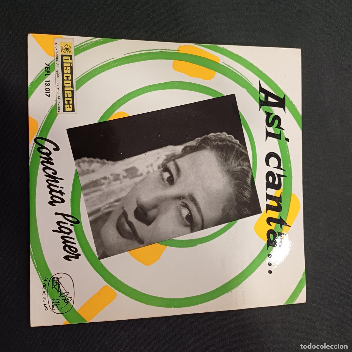 Discos de vinilo: CONCHITA PIQUER/OJOS VERDES/SINGLE.