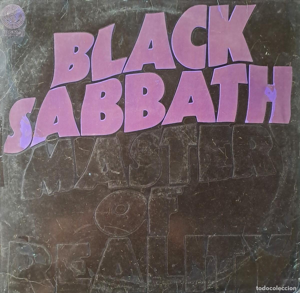 Discos de vinilo: LPs BLACK SABBATH, MASTER OF REALITY. LP-GEXT-965
