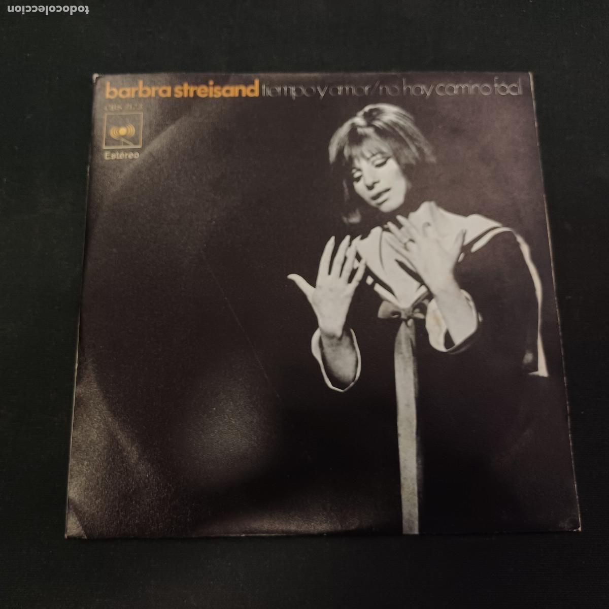 Discos de vinilo: BARBRA STREISAND/TIEMPO Y AMOR/SINGLE.
