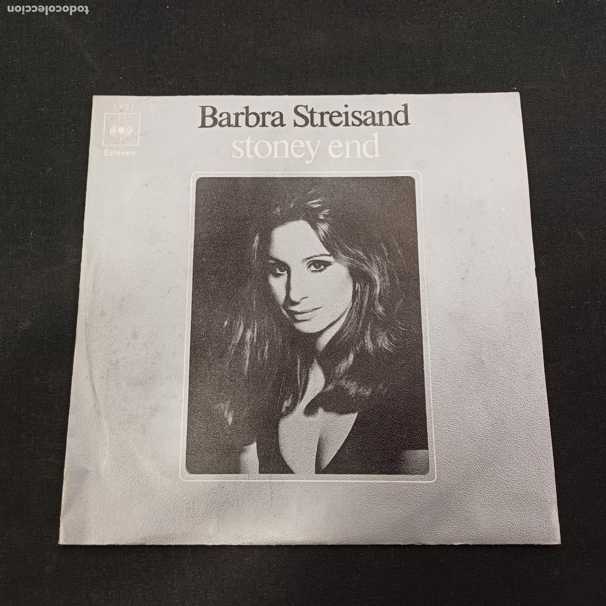 Discos de vinilo: BARBRA STREISAND/STONEY END/SINGLE.