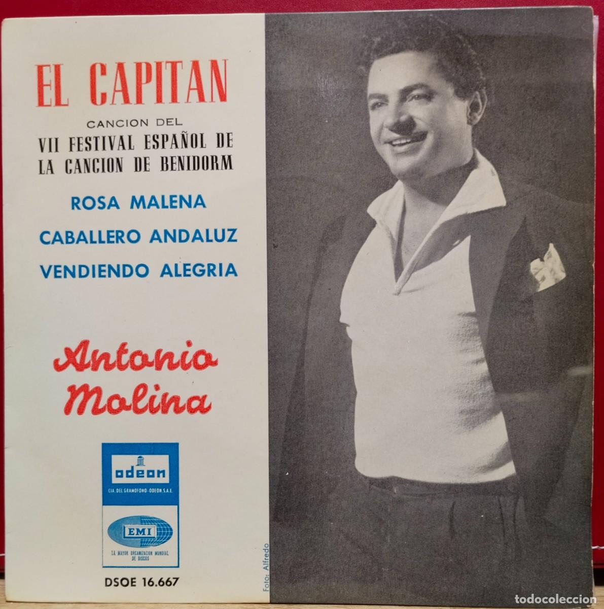 Discos de vinilo: Antonio Molina / EMI-Odeon DSOE 16667