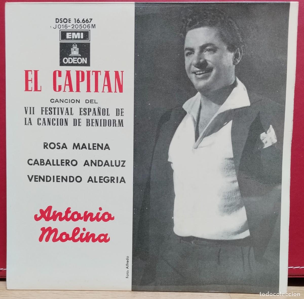 Discos de vinilo: Antonio Molina / EMI-Odeon DSOE 16667