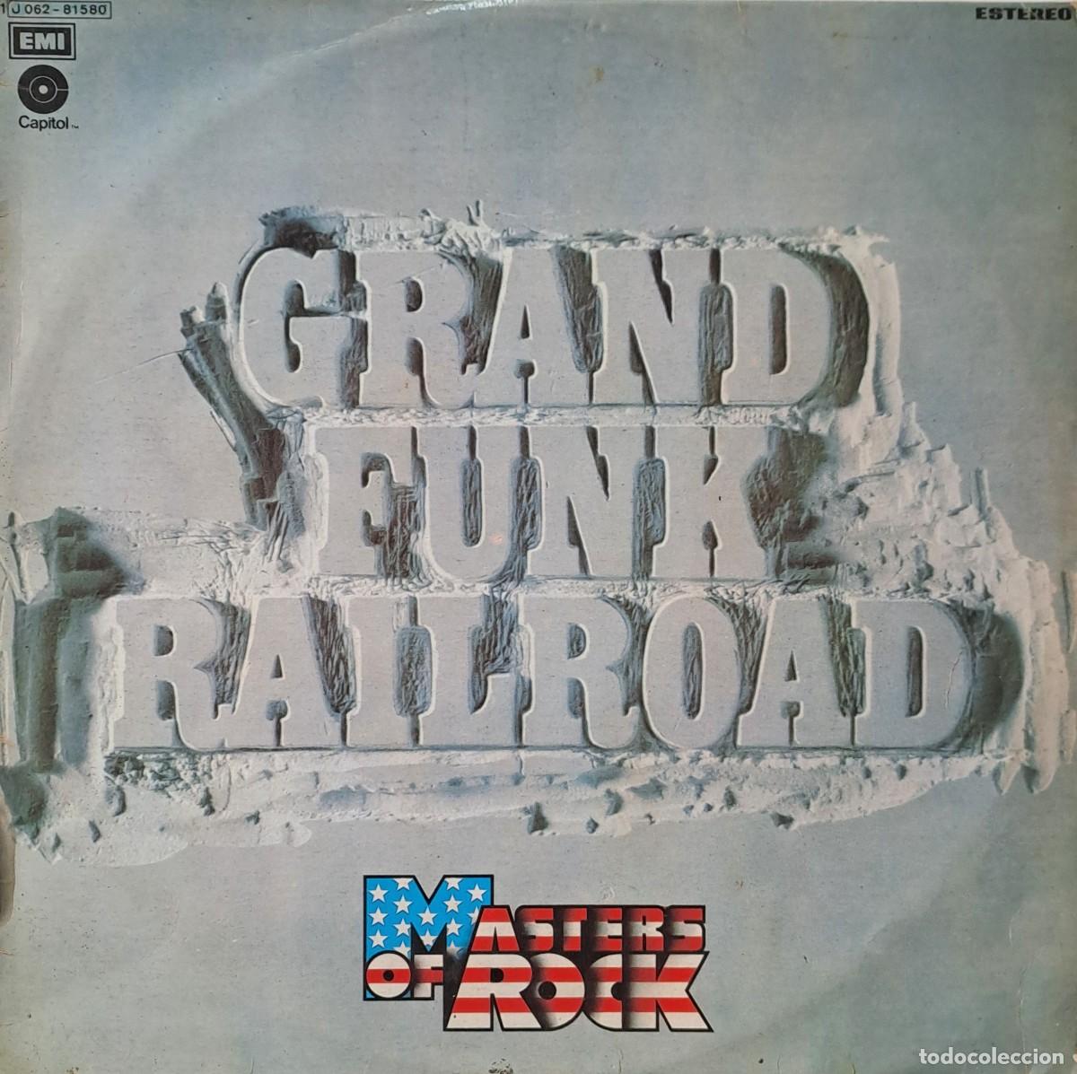 Discos de vinilo: LPs GRAND FUNK RAILROAD, MASTERS OF ROCK. LP-GEXT-970