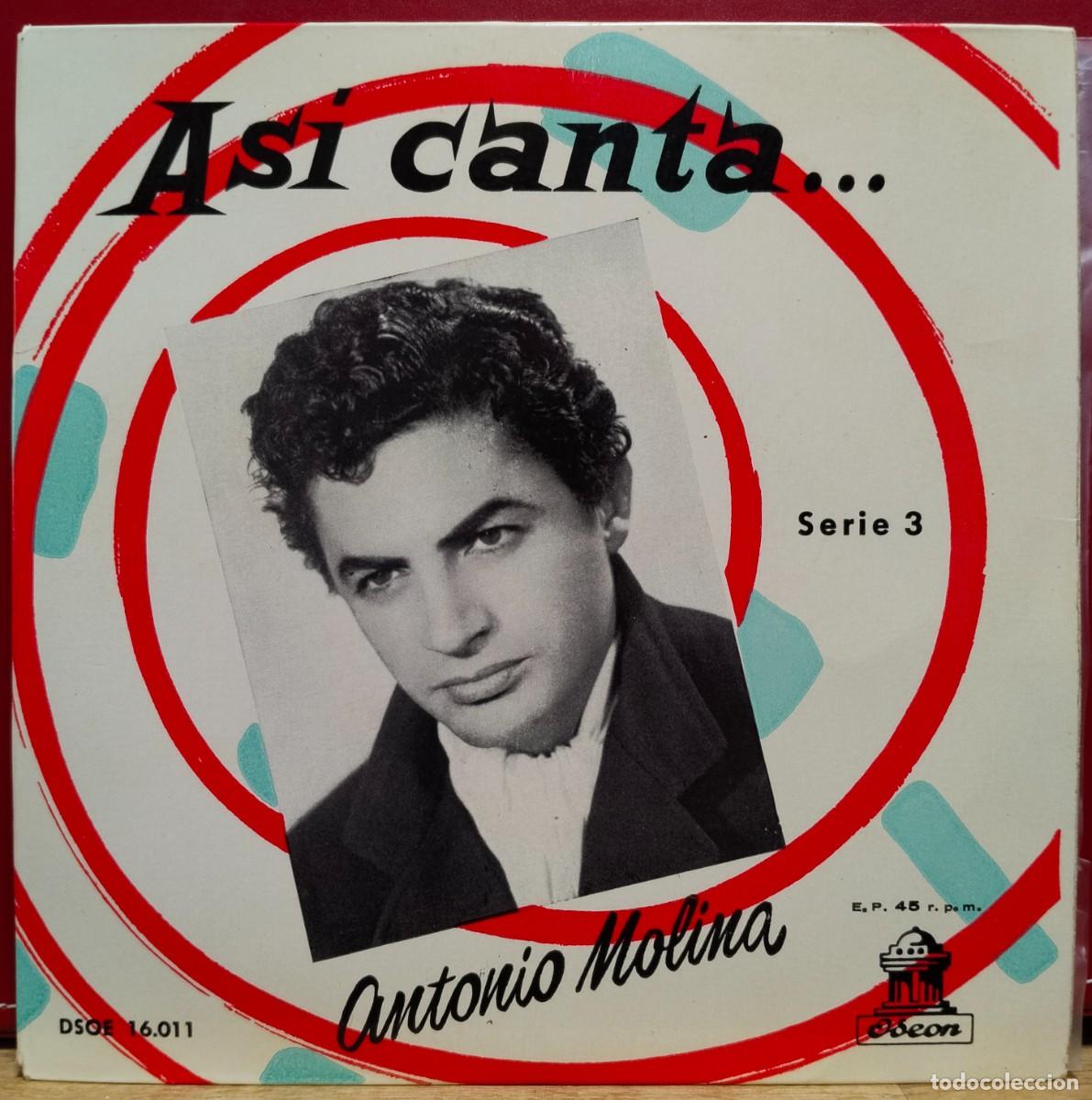 Discos de vinilo: Antonio Molina / Odeon DSOE 16011